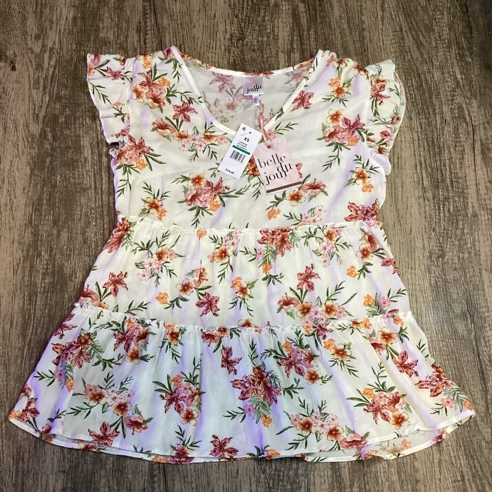 NWT Belle Du Jour Top Sz XS